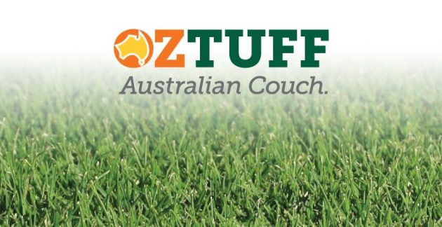 oztuff couch grass with branded logo